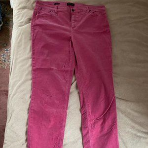 Talbots Stretch Corduroy Straight Leg Pants - 16 Long